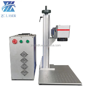 Raycus 20w 30w 50w fiber laser engraving marking machine stainless steel aluminum gold silver engraver