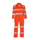 Men or ladies hi-viz orange coverall