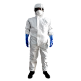 Microporous film nonwoven Coverall