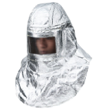 Heat protection hood for protection of the head