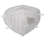 Mask-Folding dust mask without valve