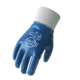 Knitted nitrile full coating with knitted cuff