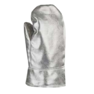 Heat protection mittens of preox loop fabric