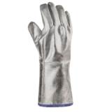 Heat protection gloves with Sebatan leather on the palms