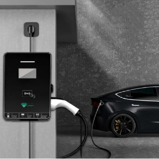 32A 7kw Wall-Mounted and Column Charging Station Wallbox AC Home Car EV Charger with Screen
