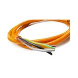 Flexible Electric Cable Jz-500-Orange Control Cable PVC 4G 1mm2 /1.5 mm2 / 2.5mm2