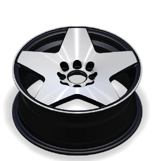 13/15/16 Inch Popular in Mexico, Colombia Cute Pentagram Alloy Rims