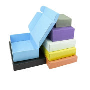Custom Eco Friendly Black Mailer Box Durable Clothing /Gift /Shoes Paper Packaging