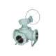 Worm Gear Fixed Three-way Ball Valve