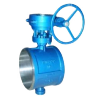 Worm Gear Butt Welding Butterfly Valve