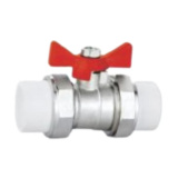 Copper Ball Valve(Butterfly Handle Double Head Type)